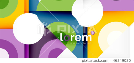 Abstract round elements composition background, organic design Abstract round elements composition background, organic design 46249020