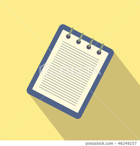 Notebook with a spring icon 46249257