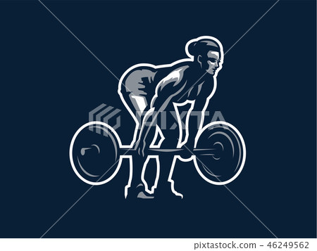 Woman fitness illustration. 46249562