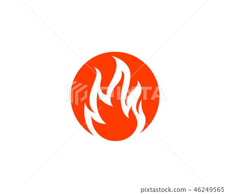Fire flame vector illustration design Fire flame vector illustration design 46249565