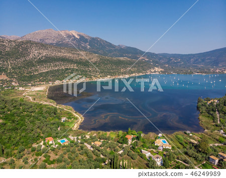 Nidri bay Lefkada Greece. Nidri bay Lefkada Greece. 46249989