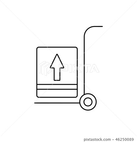 Jack-lift line icon 46250089