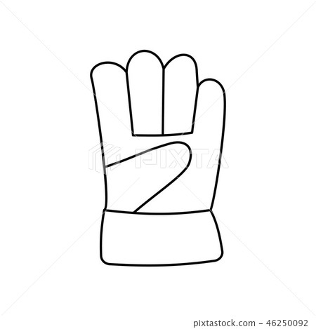 Gauntlet line icon Gauntlet line icon 46250092