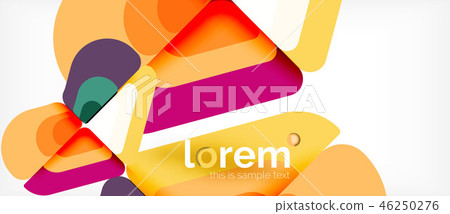 Geometric abstract background 46250276