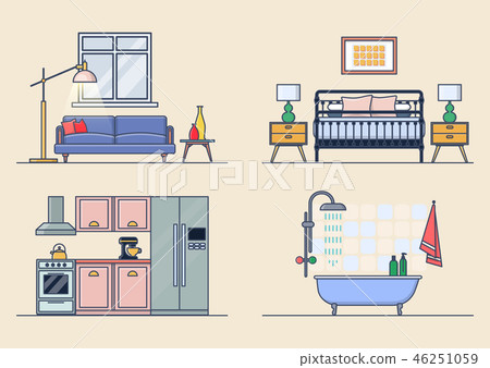 Interiors thin lines 46251059