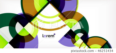 Modern geometric abstract background 46251434