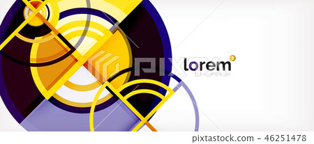 Modern geometric abstract background 46251478