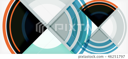 Multicolored round shapes abstract background Multicolored round shapes abstract background 46251797
