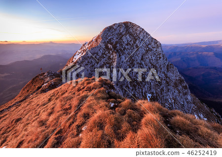 mountain landscape in sunrise 46252419