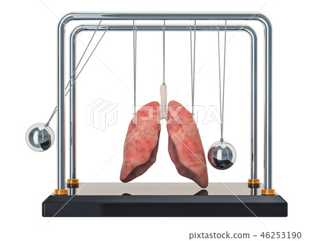 Pain in lungs, lungs disease concept Pain in lungs, lungs disease concept 46253190