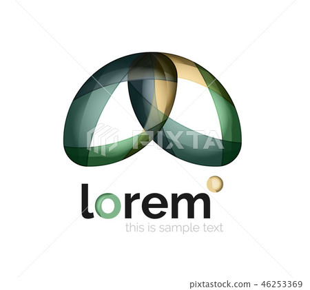 Abstract geometric business icon Abstract geometric business icon 46253369