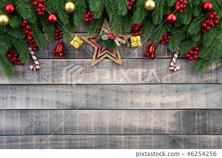 Christmas background and decoration concept. 46254256