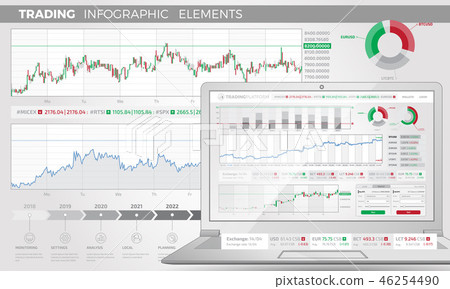 Trading Infographic Elements Trading Infographic Elements 46254490