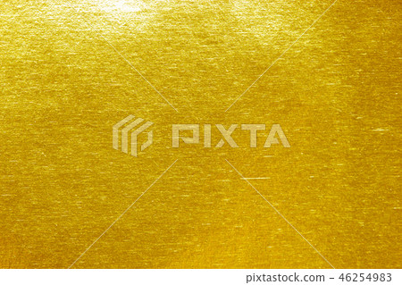 Shiny yellow leaf gold Paper texture 46254983