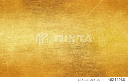 Shiny yellow leaf gold metall texture 46254988