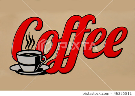 Coffee signboard 46255811