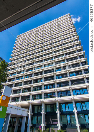 Skyscraper in modern style, built in 1980th Skyscraper in modern style, built in 1980th 46256377