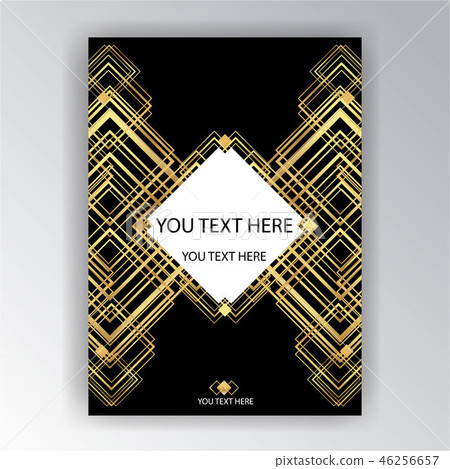 Art deco page template 46256657
