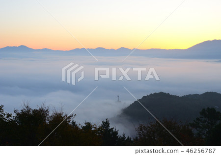 The sea of clouds in Hitoyoshi city 46256787