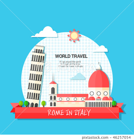 Italy World Travel Illustrations 46257054
