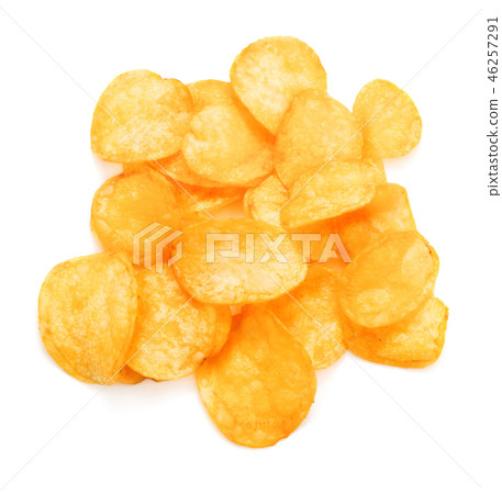 potato chips isolated 46257291