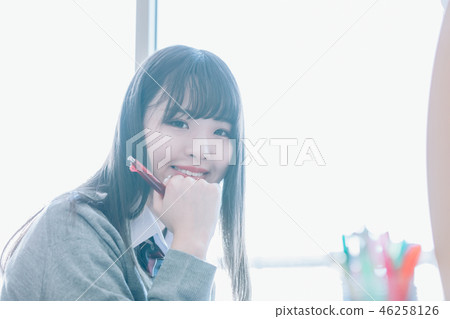 high school girl high school girl 46258126