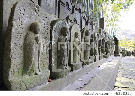 Toso-ji Temple的石佛（千葉縣松戶市Tozenji） 46258333