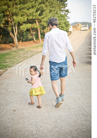Dad and child Dad and child 46259215