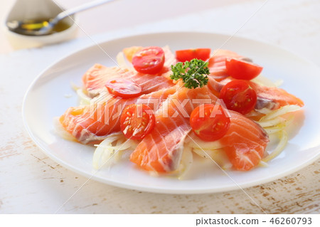 三文魚生牛肉片 46260793