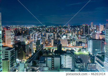 街市Naka-ku，名古屋夜視圖 46261414