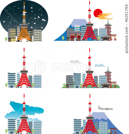 Tokyo landscape Tokyo landscape 46261769