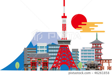 Tokyo landscape Tokyo landscape 46261858