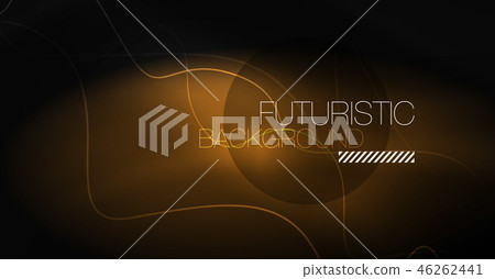Neon lines wave background. Abstract composition 46262441