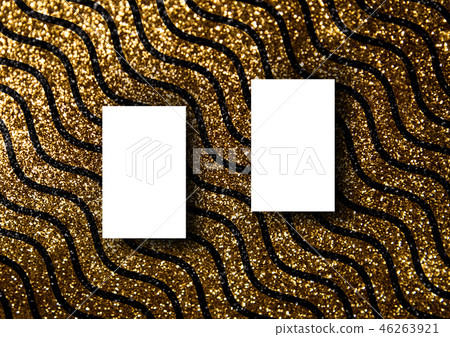 Namecard mockup template with wavy background 46263921