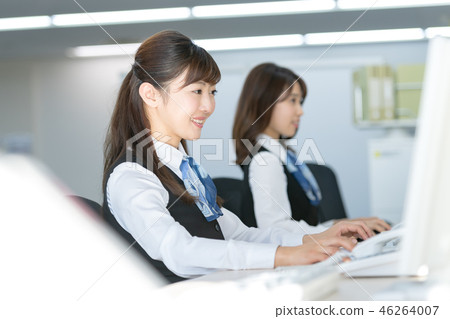 Businesswoman, career woman, office, uniform 46264007