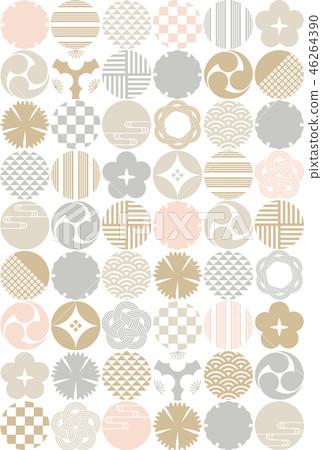 Seamless Japanese style pattern Seamless Japanese style pattern 46264390
