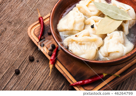 Homemade meat dumplings Homemade meat dumplings 46264799