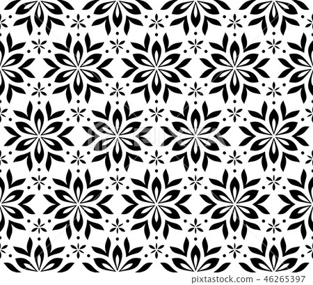 Flower geometric pattern. Seamless background. Flower geometric pattern. Seamless background. 46265397