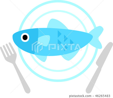 魚在盤子上 46265483