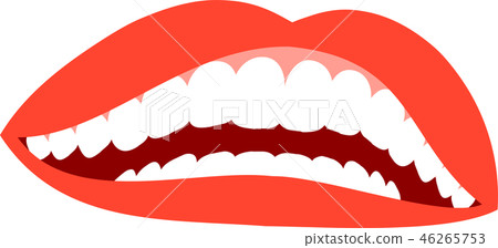 Mouth lips female teeth healthy lipstick illustration Mouth lips female teeth healthy lipstick illustration 46265753