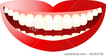 Mouth lips female teeth healthy lipstick illustration Mouth lips female teeth healthy lipstick illustration 46265756