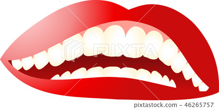 嘴唇嘴唇女性牙健康唇膏例證 嘴唇嘴唇女性牙健康唇膏例證 46265757