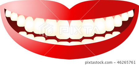 Mouth lips female teeth healthy lipstick illustration Mouth lips female teeth healthy lipstick illustration 46265761