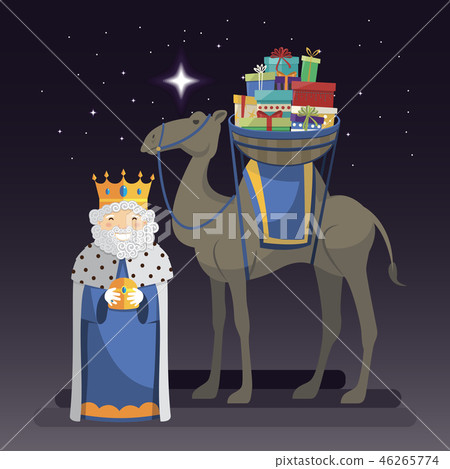 Three kings day with King Melchior 46265774