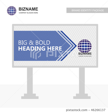 Business bill board design with logo 46266137