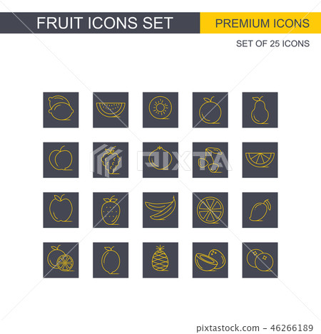 Fruits icons se 46266189