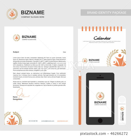 Company brochure with company logo and 46266272