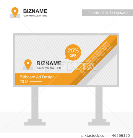 Company bill board design with creative Company bill board design with creative 46266330