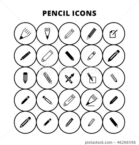 Pencil Icon Pencil Icon 46266598