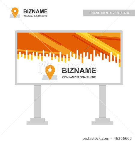 Company bill board design with creative Company bill board design with creative 46266603